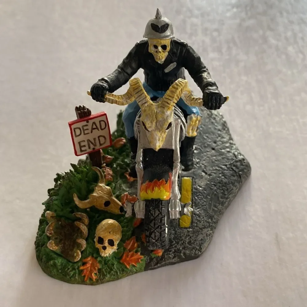 DEPARTMENT 56 Bone to be Wild Motorcycle Figurine